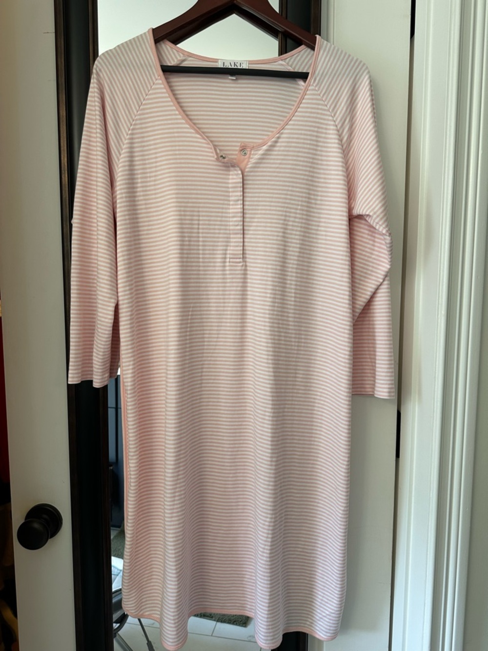 LAKE Nursing 3/4 sleeve nightgown